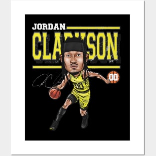 Jordan Clarkson Utah Cartoon Posters and Art